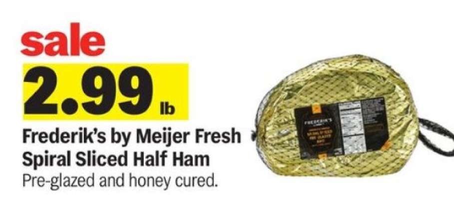 Frederik's by Meijer Fresh Spiral Sliced Half Ham