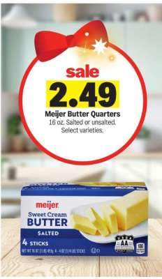 Meijer Butter Quarters