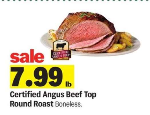 Certified Angus Beef Top Round Roast