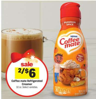 Coffee mate Refrigerated Creamer