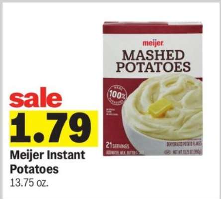 Meijer Instant Potatoes