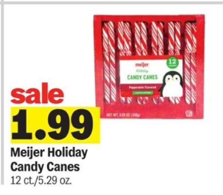 Meijer Holiday Candy Canes