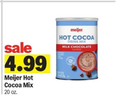 Meijer Hot Cocoa Mix