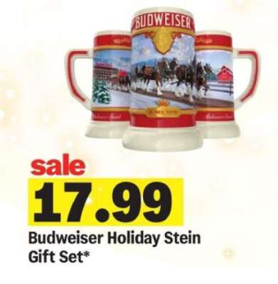 Budweiser Holiday Stein Gift Set*