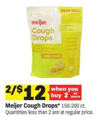 Meijer Cough Drops