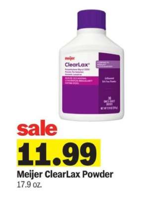 Meijer Clearlax Powder