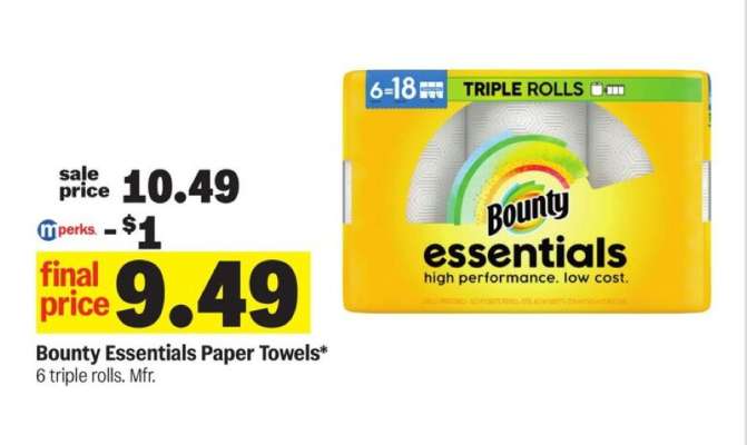 Bounty Essentials Paper Towels