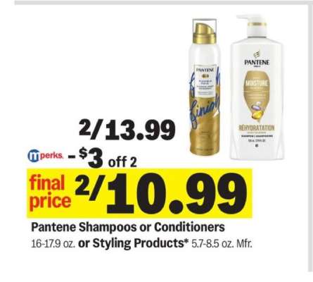 Pantene Shampoos or Conditioners*