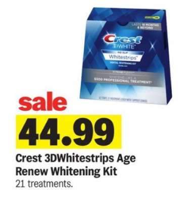 Crest 3DWhitestrips Age Renew Whitening Kit