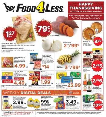 thumbnail - Food 4 Less Ad - Weekly Ad