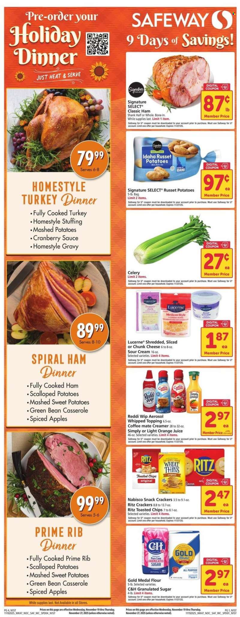 Safeway Flyer - 11/19/2025 - 11/27/2025.