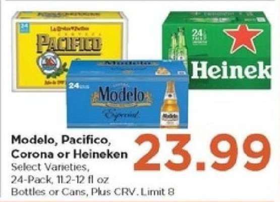 Modelo, Pacifico, Corona or Heineken
