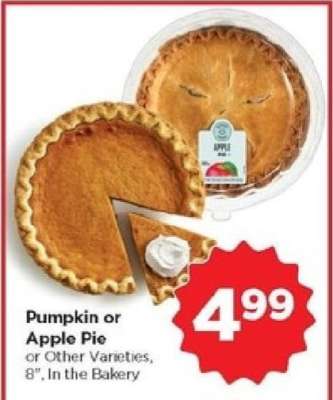 Pumpkin or Apple Pie