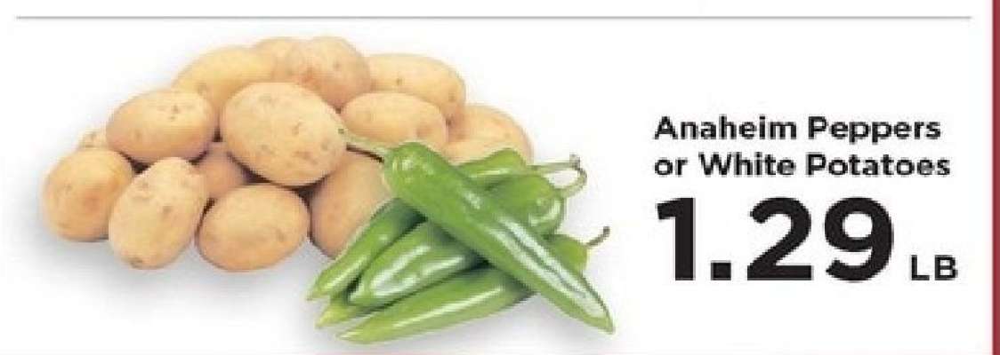 Anaheim Peppers or White Potatoes