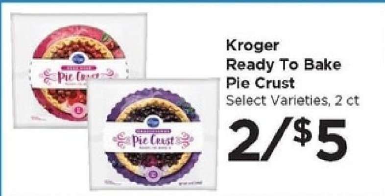 Kroger Ready-To-Bake Pie Crust