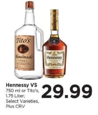 Hennessy VS or Tito's