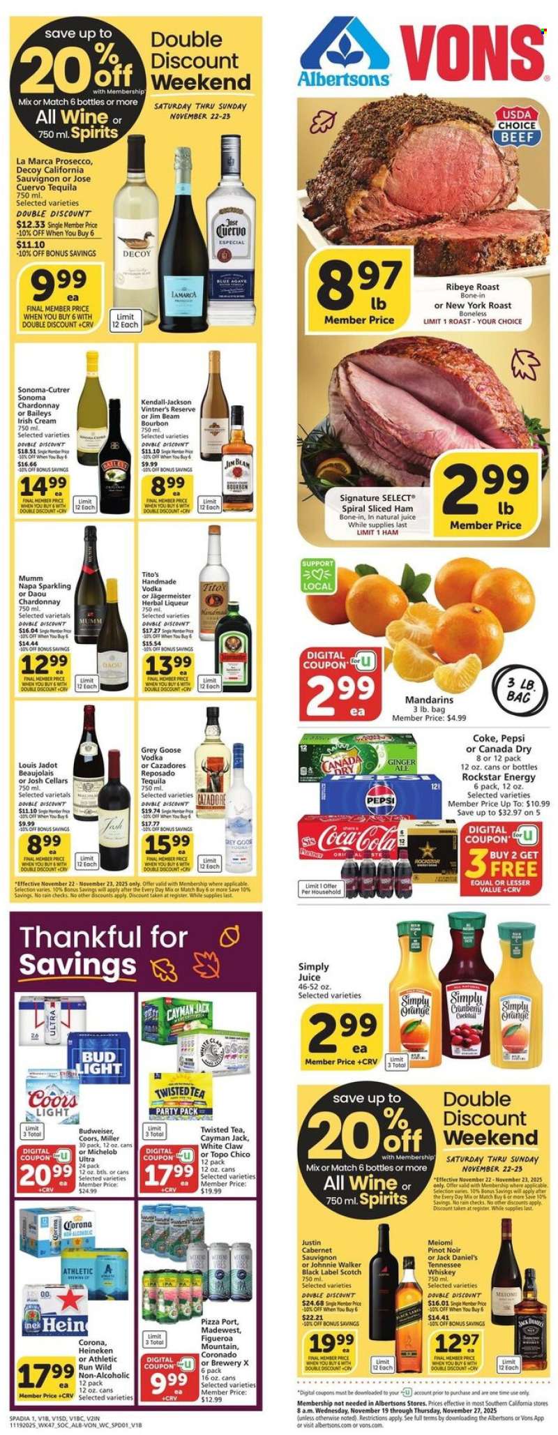 Albertsons Flyer - 11/19/2025 - 11/27/2025.