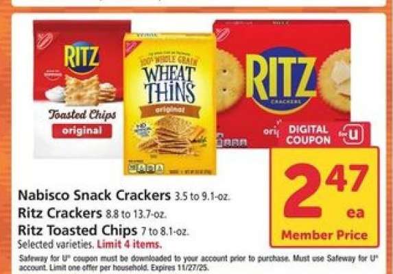 Nabisco Snack Crackers