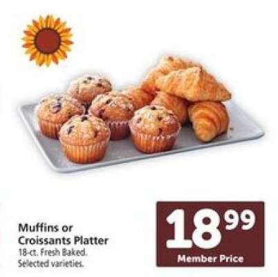 Muffins or Croissants Platter