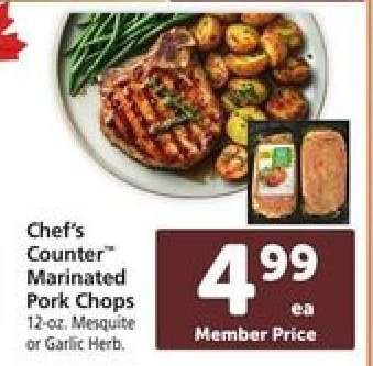 Chef's Counter Marinated Pork Chops