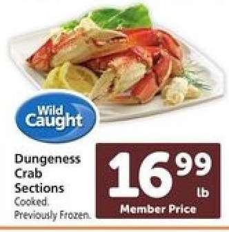 Dungeness Crab Sections
