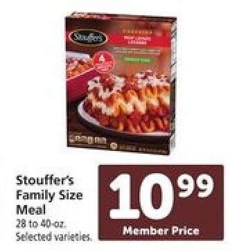 Stouffer's Family Size Meal