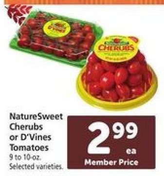 NatureSweet Cherubs or D'Vines Tomatoes