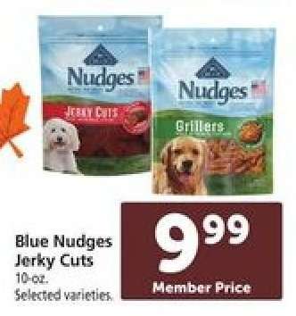 Blue Nudges Jerky Cuts