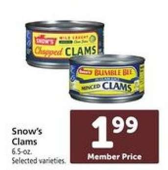 Snow's Clams