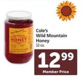 Cole's Wild Mountain Honey