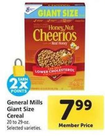 General Mills Giant Size Cereal*