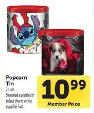 Popcorn Tin