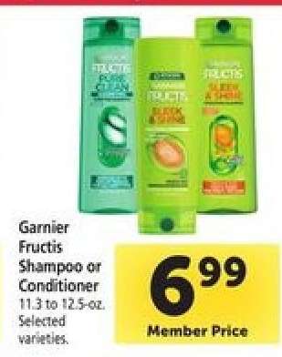 Garnier Fructis Shampoo or Conditioner