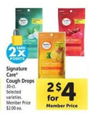 Signature Care Cough Drops