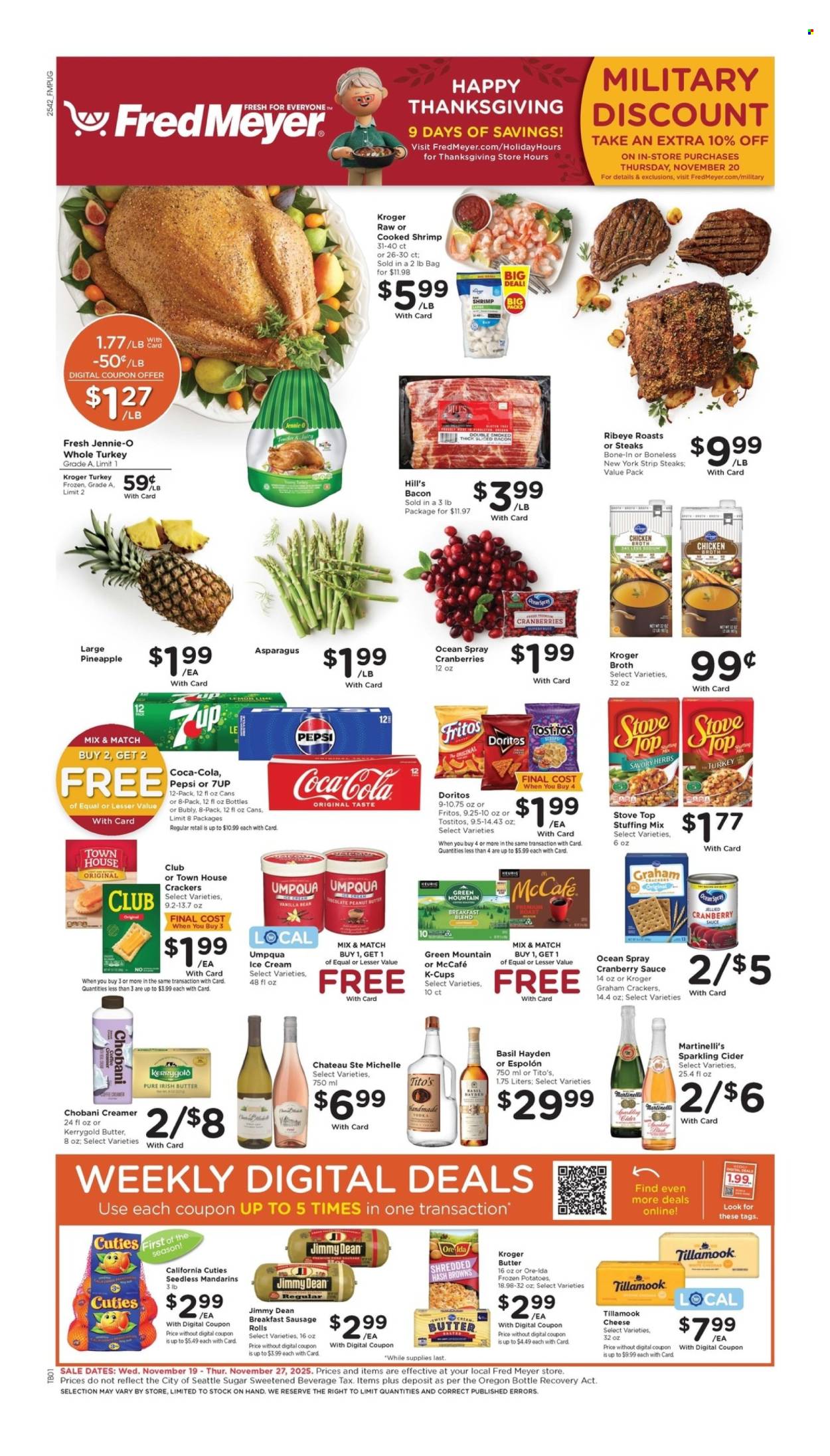 Fred Meyer ad - 11/19/2025 - 11/27/2025. Page 1