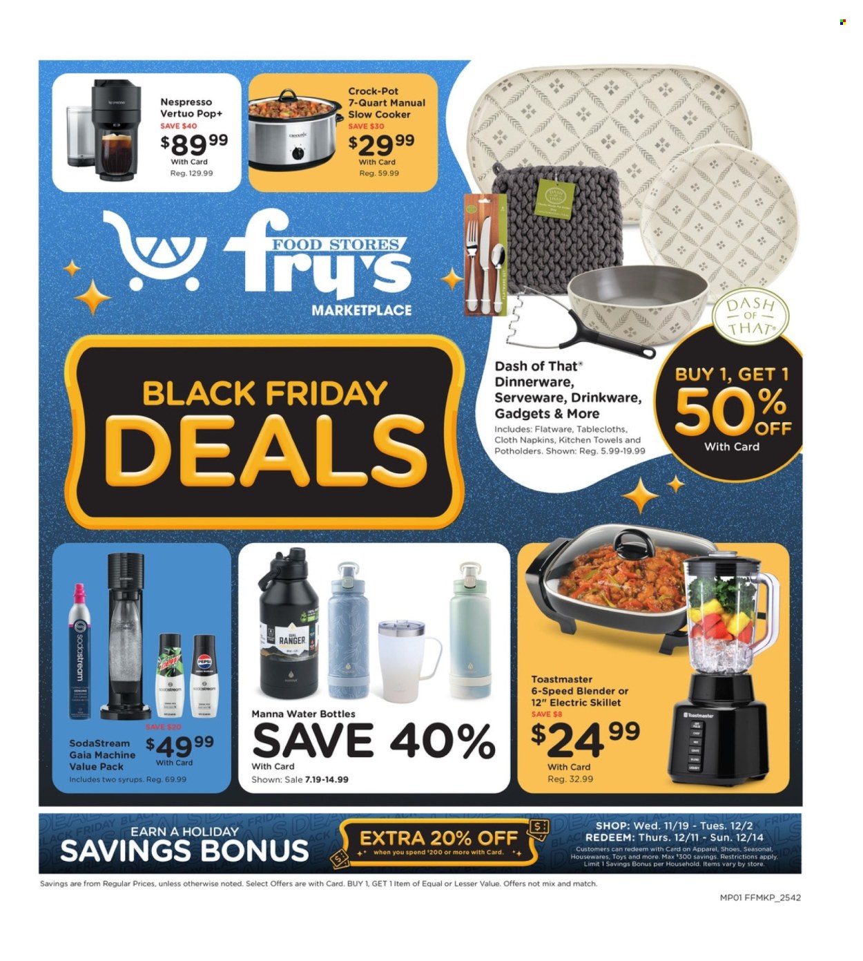 Fry’s ad - 11/19/2025 - 11/27/2025. Page 1