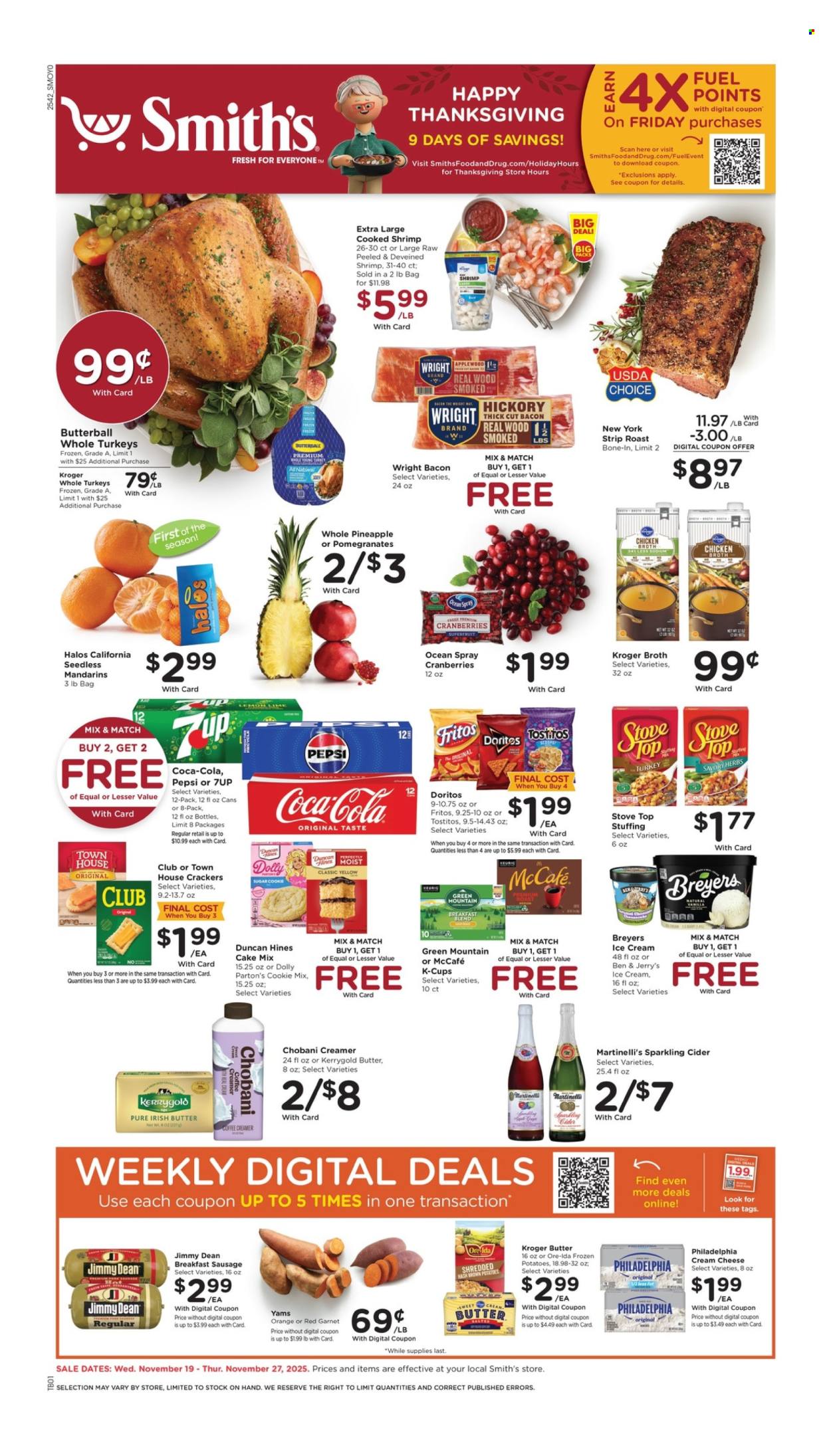 Smith's ad - 11/19/2025 - 11/27/2025. Page 1