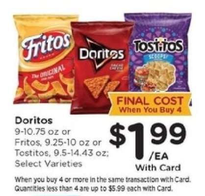 Doritos, Fritos, Tostitos