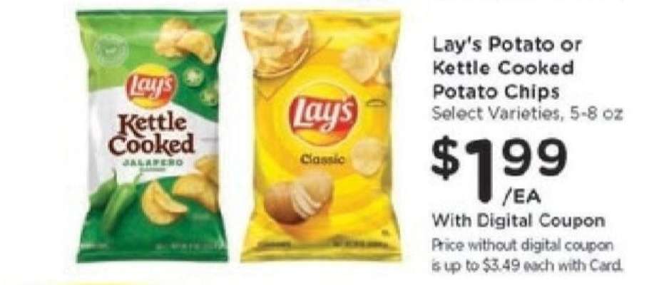 Lay's Potato or Kettle Cooked Potato Chips