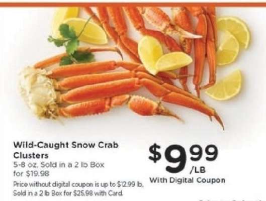 Wild-Caught Snow Crab Clusters