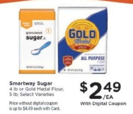 Smartway Sugar or Gold Medal Flour