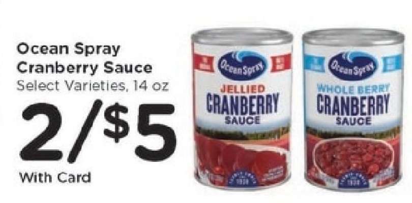 Ocean Spray Cranberry Sauce