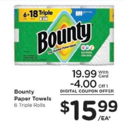 Bounty Paper Towels
