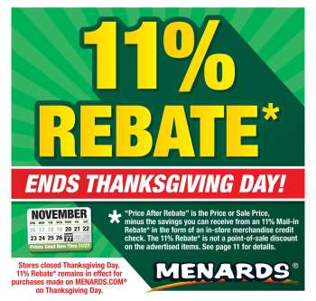 Menards Flyer - 11/20/2025 - 11/27/2025.