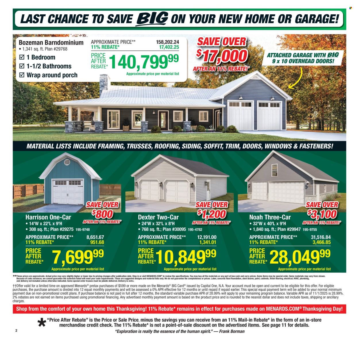 Menards ad - 11/20/2025 - 11/27/2025. Page 3