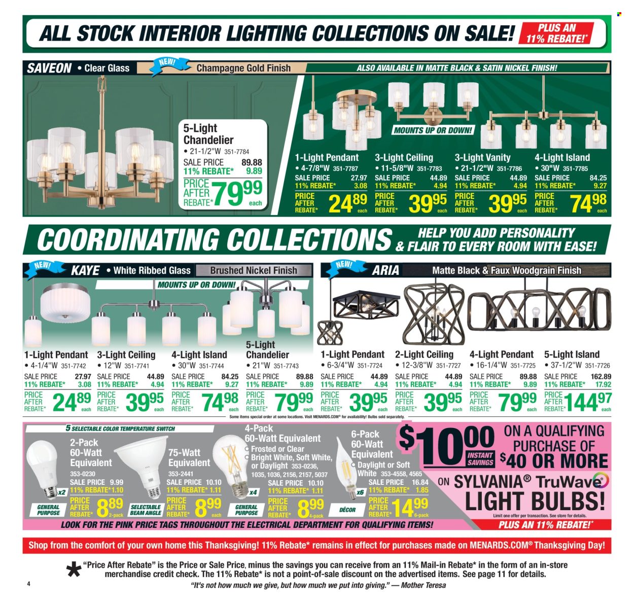 Menards ad - 11/20/2025 - 11/27/2025. Page 7