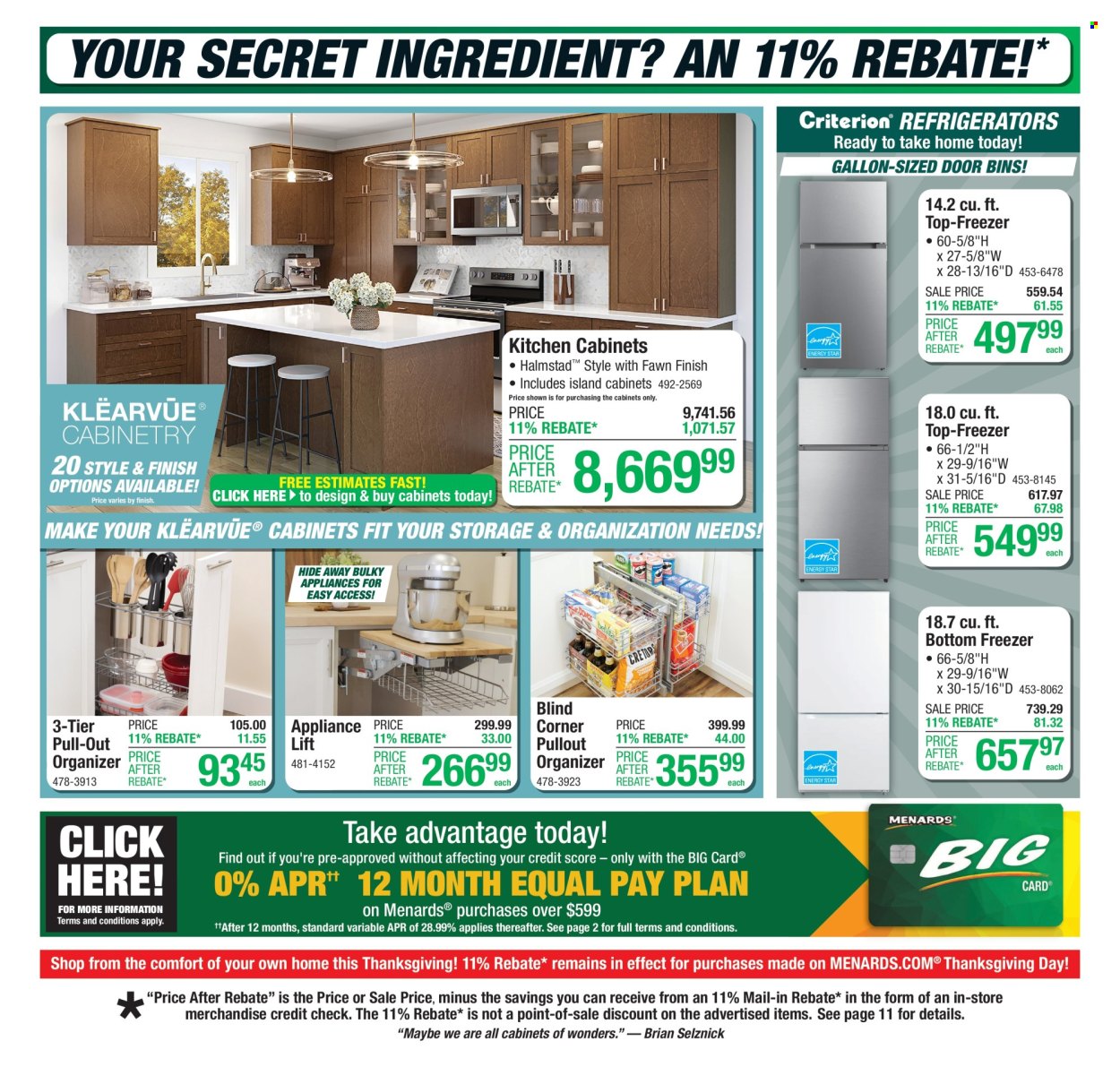 Menards ad - 11/20/2025 - 11/27/2025. Page 8