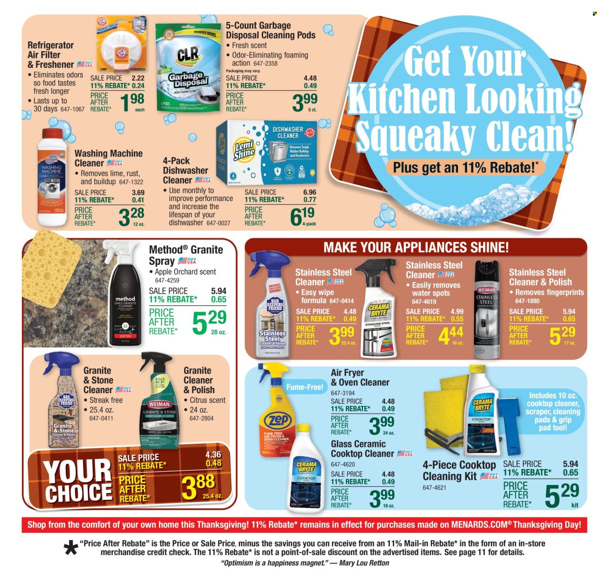 Menards ad - 11/20/2025 - 11/27/2025. Page 9