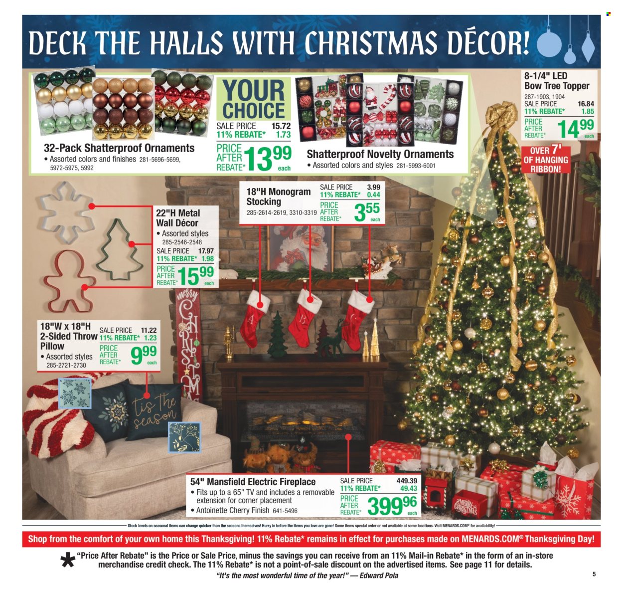 Menards ad - 11/20/2025 - 11/27/2025. Page 12