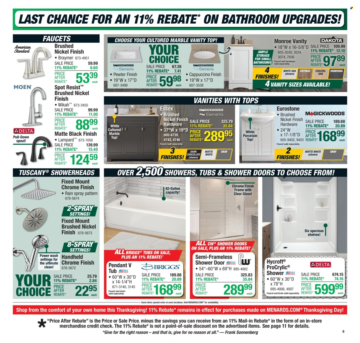 Menards ad - 11/20/2025 - 11/27/2025. Page 16